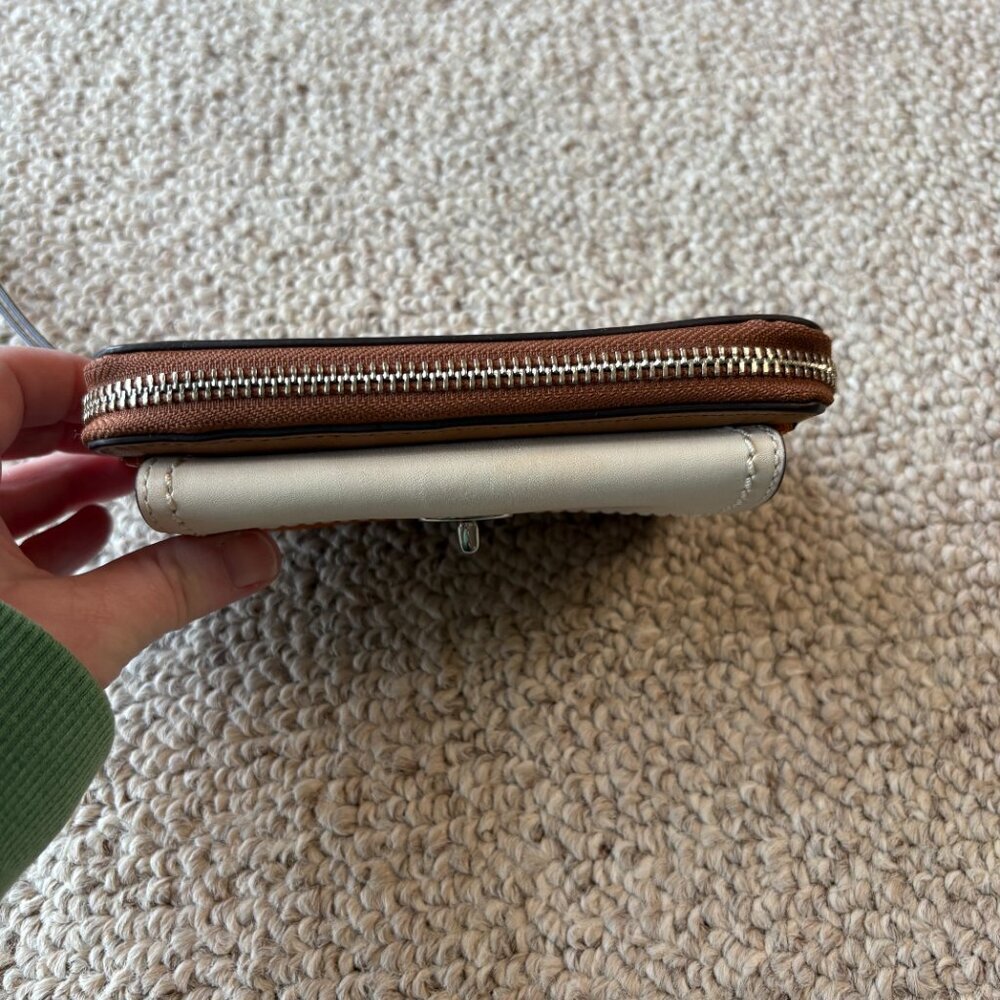 Coach Park Colorblock Leather Wristlet Wallet | Classic Preppy Old Money - Picture 4 of 15